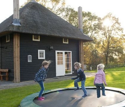 Slapen in een hooiberg